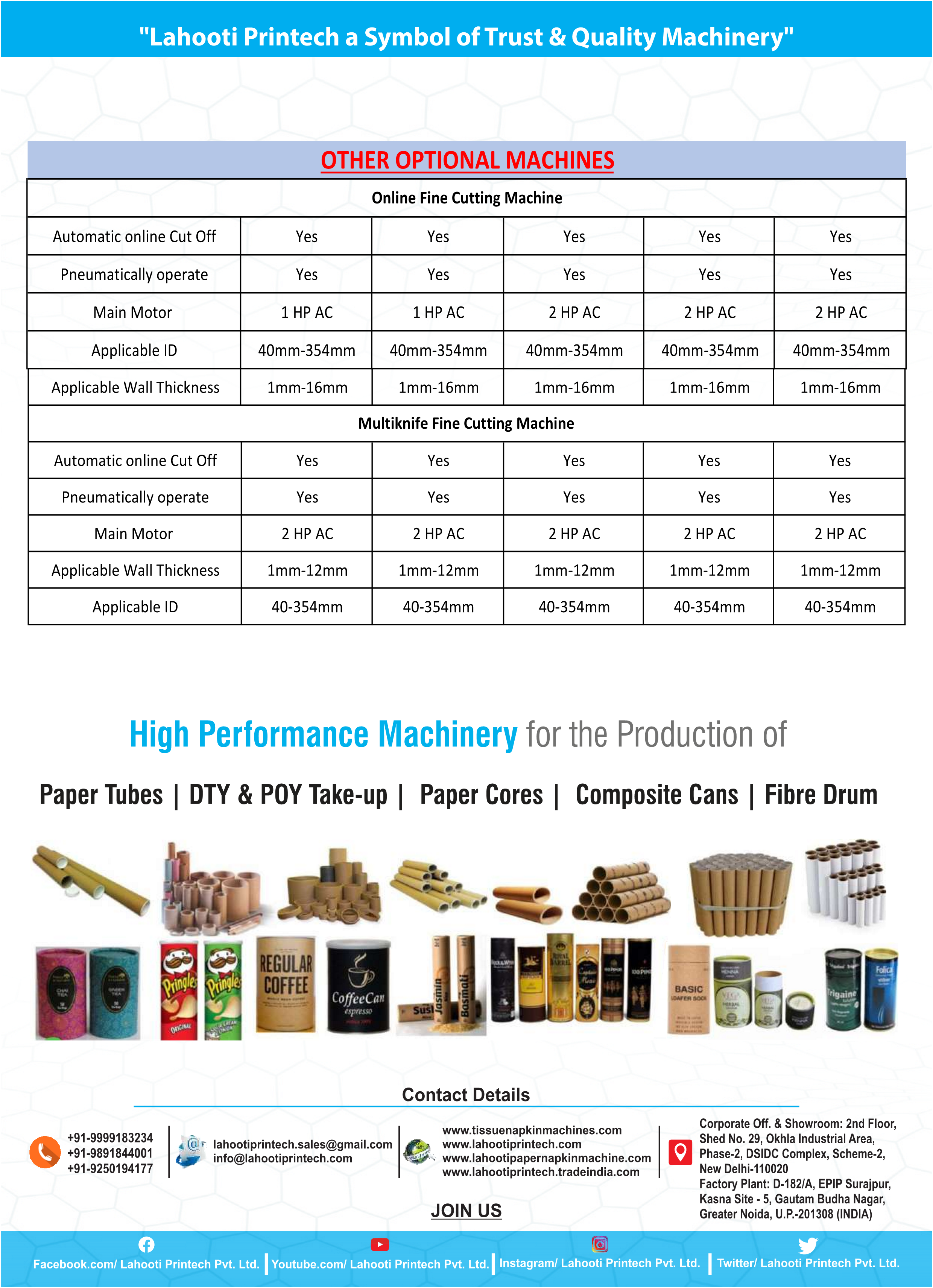 Spiral Core Making Machine